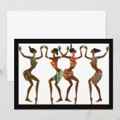 Tijd van feestdag kaart (Voorkant / Achterkant)