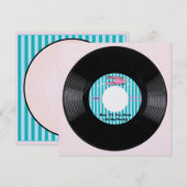 Tijd van feestdag kaart (Voorkant / Achterkant)