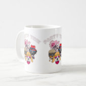 Tijd van feestdag koffiemok (Voorkant links)