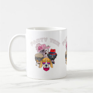 Tijd van feestdag koffiemok