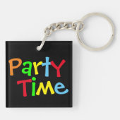 Tijd van feestdag sleutelhanger (Achterkant)