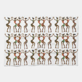 Tijd van feestdag theedoek (Horizontaal)