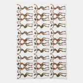 Tijd van feestdag theedoek (Verticaal)