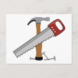 Tijd van gereedschap briefkaart