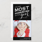 TIJD VAN HET JAAR | FEestELIJKE FOTOKAART Feestdagenkaart (Voorkant / Achterkant)