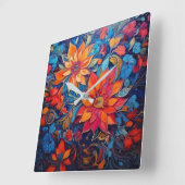 Tijd van natuur vierkante klok (Hoek)