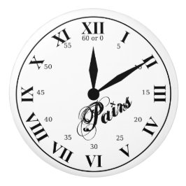 Tijd van Parijs Keramische Knop