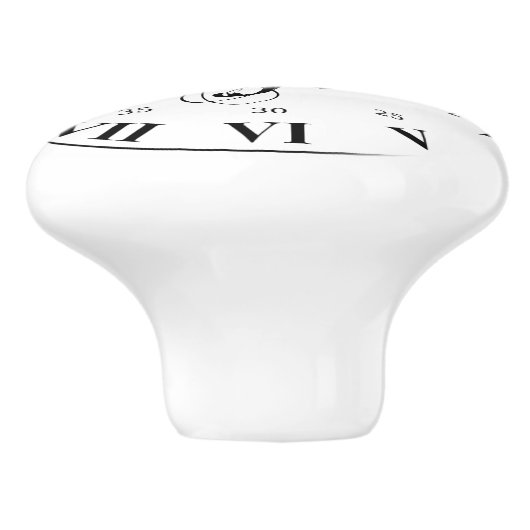 Tijd van Parijs Keramische Knop (Zijkant)