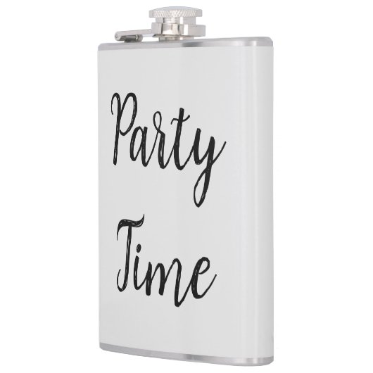 Tijd van partij heupfles (Links)