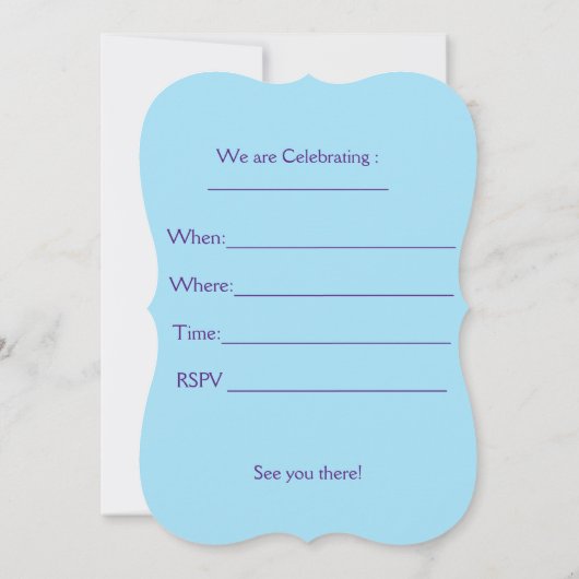 Tijd van partij kaart (Achterkant)