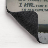 Tijd verlopen mousepad muismat (Hoek)