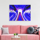 Tijd verstrijken abstracte kunst canvas afdruk (Insitu (Woonkamer))