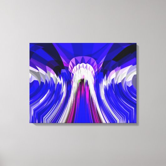 Tijd verstrijken abstracte kunst canvas afdruk (Voorkant)