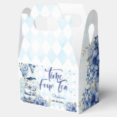 Tijd vier thee, vierde verjaardag voor kinderen bedankdoosjes (Geopend)