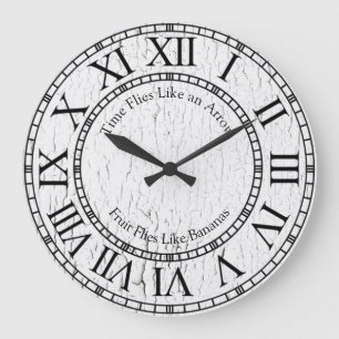Tijd vliegt als een pijl grote klok