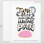 Tijd vliegt als je flauwvalt, bijsnijden tot 8x10 (Voorkant / Achterkant)