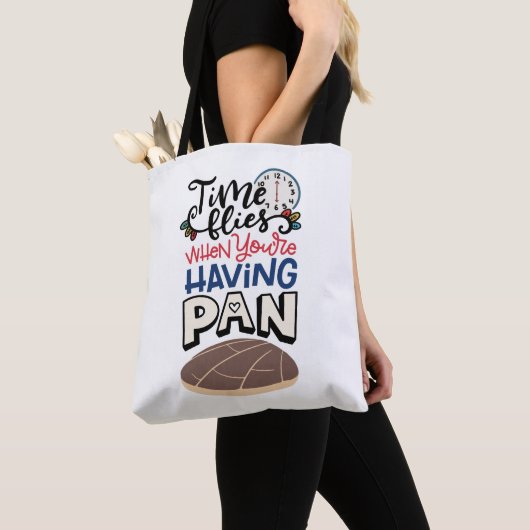 Tijd vliegt als je pantserig bent tote bag (Dichtbij)