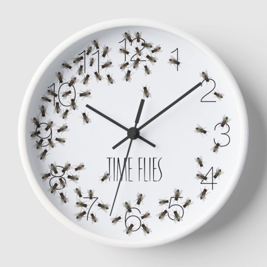 Tijd vliegt Grappig Fly Bug Pest Bugs Zombie (Voorkant)