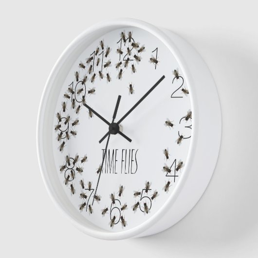 Tijd vliegt Grappig Fly Bug Pest Bugs Zombie (Hoek)