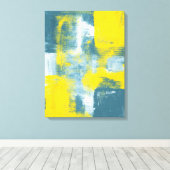 Tijd vliegt No. 2 Canvas Afdruk (Insitu (Houten vloer))