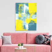 Tijd vliegt No. 2 Canvas Afdruk (Insitu (Woonkamer))