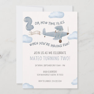 TIJD VLIEGT VERJAARDAG KAART