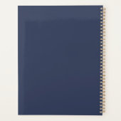 "tijd vliegt wanneer" vliegende klok planner (Achterkant)