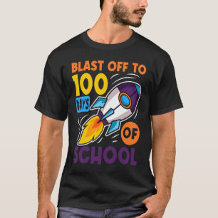 Tijd Voor 100 Dagen School: Een Reis Door De Ruimt T-shirt