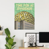 Tijd voor AI-dividenden Poster (Thuiskantoor)