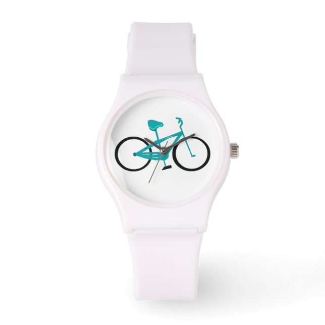 Tijd voor Aqua-fiets Horloge (Voorkant)