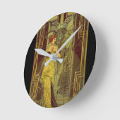 Tijd voor Art Deco Ronde Klok (Hoek)