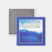 Tijd voor avontuur magneet (Voorkant / Achterkant)