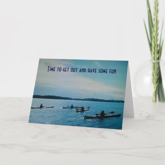 TIJD VOOR AVONTUUR OM TE BEGINNEN=HOMECOMING KAART (Voorkant)