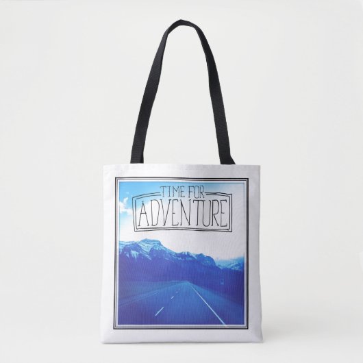 Tijd voor avontuur tote bag (Voorkant)