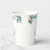 Tijd voor Baby shower van thee Papieren Bekers (Links)