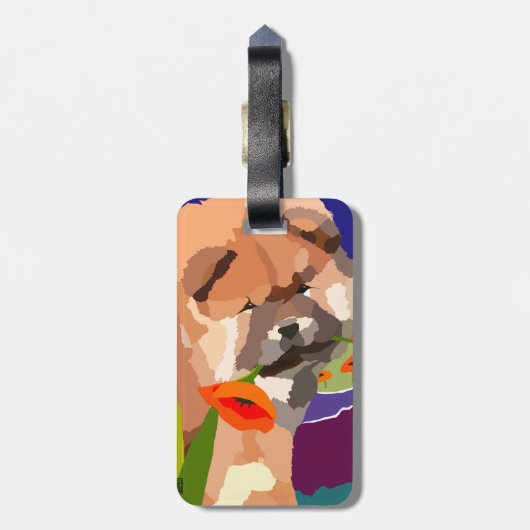 TIJD VOOR bagagelabel SPRINGChow (Achterkant verticaal)