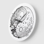 Tijd voor Balance Yin Yang Kleurklok Grote Klok (Hoek)