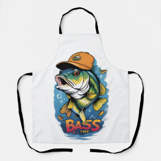 Tijd voor Bass Gevist Schort