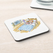 Tijd voor bed bier onderzetter (Linkerzijde)
