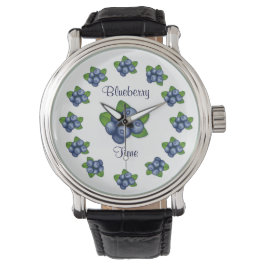 Tijd voor Blueberry Horloge