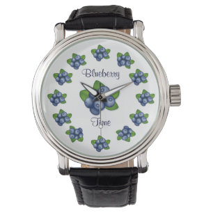 Tijd voor Blueberry Horloge