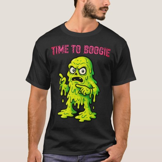 Tijd voor Boogie - Booger Monster T-shirt (Voorkant)