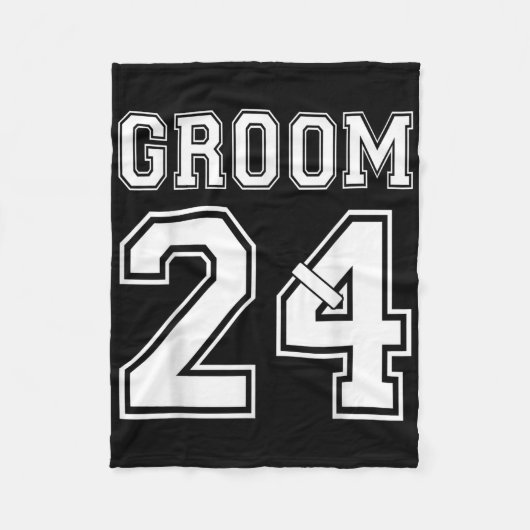 Tijd voor bruiden 2024 bruidegom verlovingsfeest m fleece deken (Voorkant)