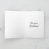 TIJD VOOR CELEBRATE **HET IS UW GROTE DAG** KAART (Binnen)