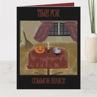 Tijd voor Common Seance Halloween Kaart