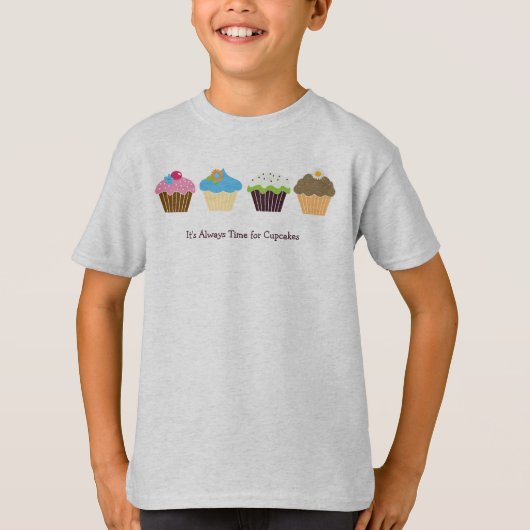 Tijd voor Cupcakes T-Shirt (Voorkant)