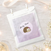 Tijd voor Cute Girl Hedégel Bedankzakje (Geknipt)