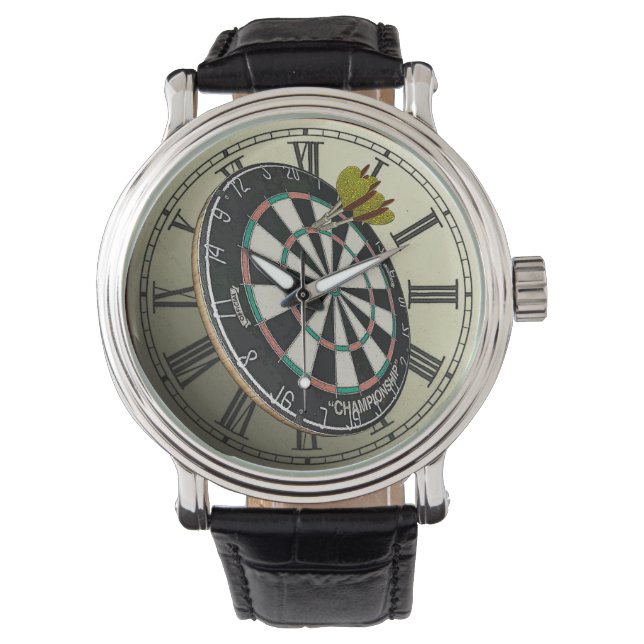 Tijd voor darts horloge (Voorkant)