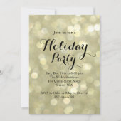 Tijd voor de Drink van Champagne Gold Holiday Uitn Kaart (Achterkant)