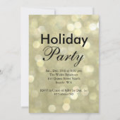 Tijd voor de Drink van Champagne in Gold Holiday I Kaart (Achterkant)